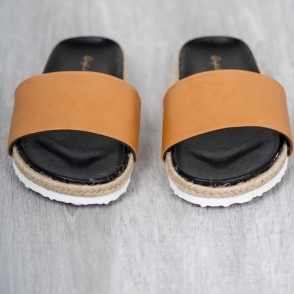 NEW UO Slide Espadrille Rope Sandals Vegan